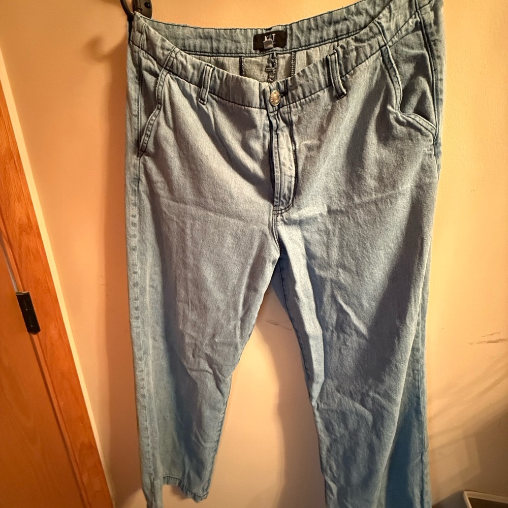 KUT Women's Light Blue Ankle Jeans